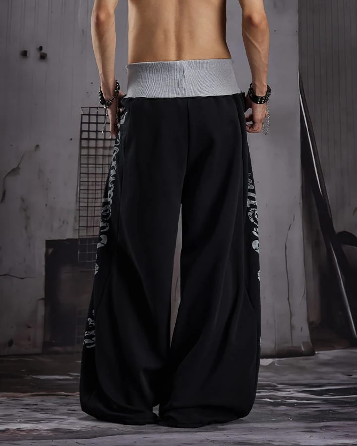 KIIKIO American Streetwear Wide Leg Sweatpants