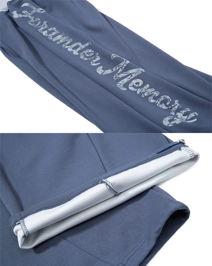 KIIKIO American Streetwear Wide Leg Sweatpants