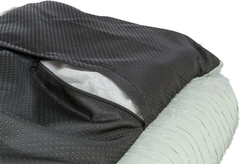 Hundebett Marley Wave mit Rand und Wellenoptik