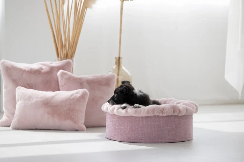 Hundebett Buddelnest - Rosa