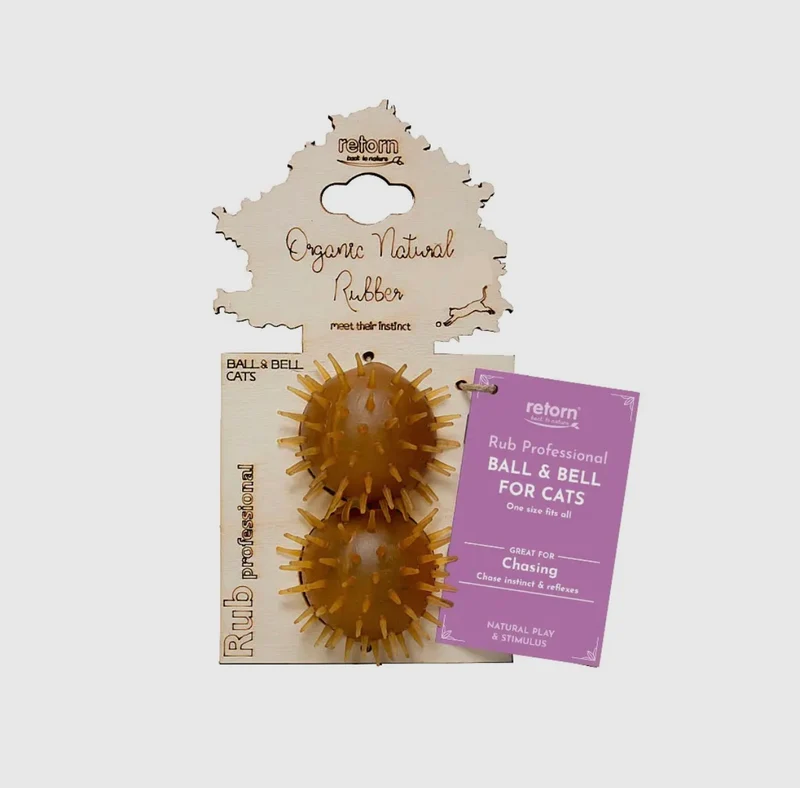 Rub Ball & Bell Katzenspielzeug
