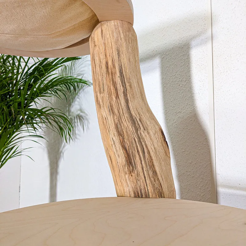 Naturkratzbaum 4420 Kratzbaum Natur Holz Design 135 cm hoch Katzenbaum