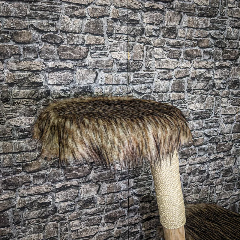 Naturkratzbaum C0016 Kratzbaum Natur Holz Design 118 cm hoch Katzenbaum