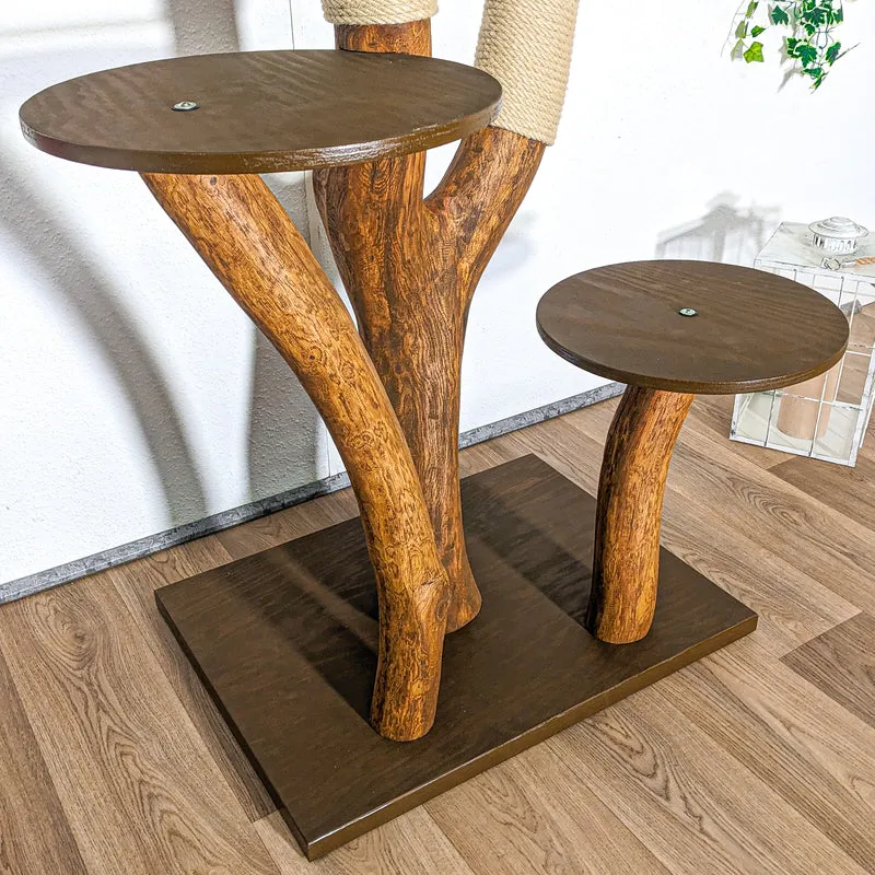 Outdoor Naturkratzbaum 4408 Kratzbaum Natur Holz Design 175 cm hoch Katzenbaum