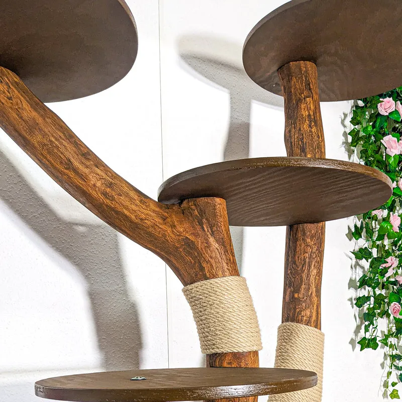 Outdoor Naturkratzbaum 4408 Kratzbaum Natur Holz Design 175 cm hoch Katzenbaum