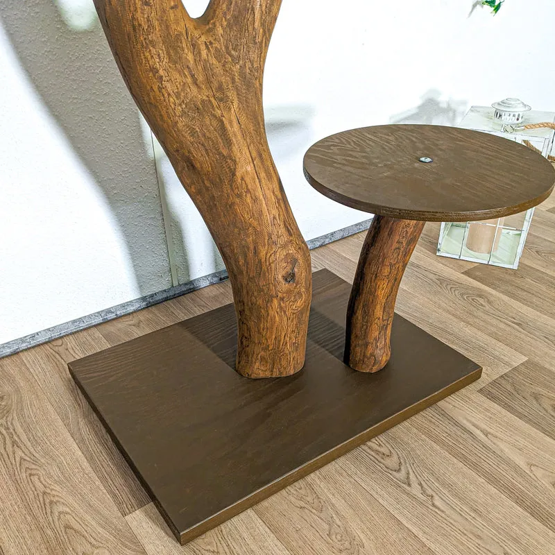 Outdoor Naturkratzbaum 4409 Kratzbaum Natur Holz Design 135 cm hoch Katzenbaum