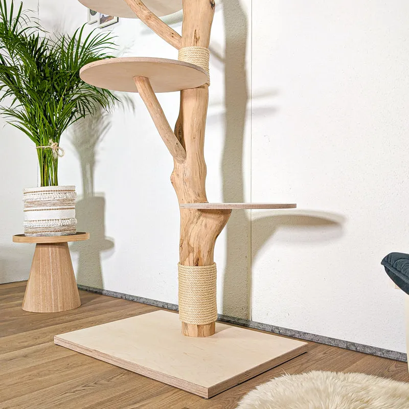 Naturkratzbaum 4417 Kratzbaum Natur Holz Design 190 cm hoch Katzenbaum