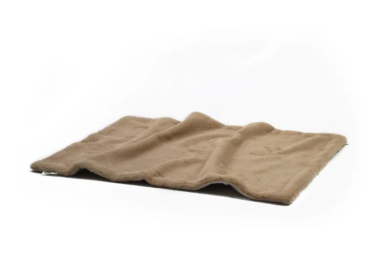 Hundedecke Webpelz Karamell