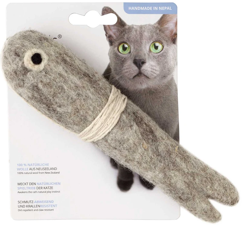 Katzenspielzeug Toller Hecht mit Schnur