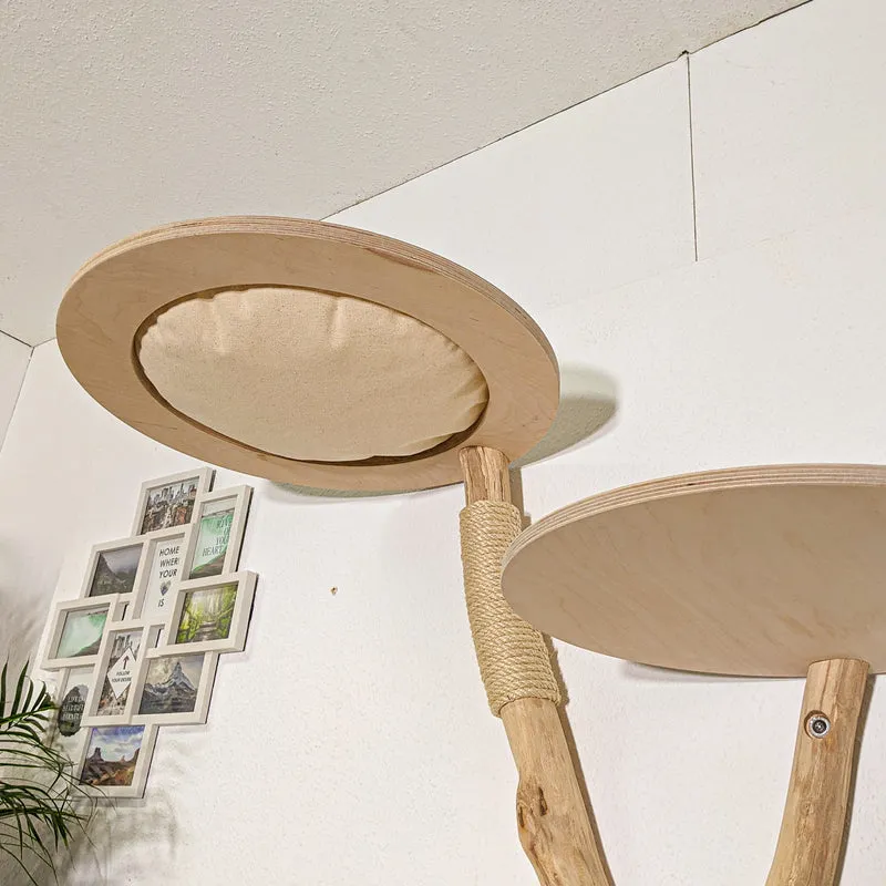 Wandkratzbaum 4391 Naturkratzbaum 115 cm Höhe Kratzbaum Natur Holz Design