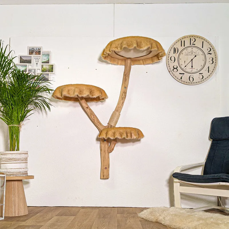Wandkratzbaum 4390 Naturkratzbaum 143 cm Höhe Kratzbaum Natur Holz Design