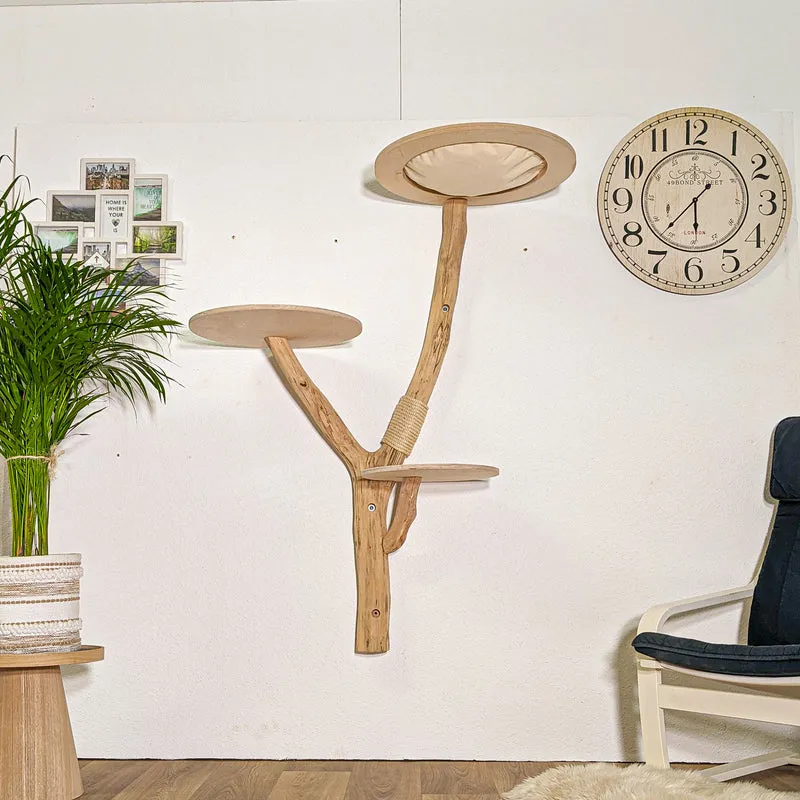 Wandkratzbaum 4390 Naturkratzbaum 143 cm Höhe Kratzbaum Natur Holz Design