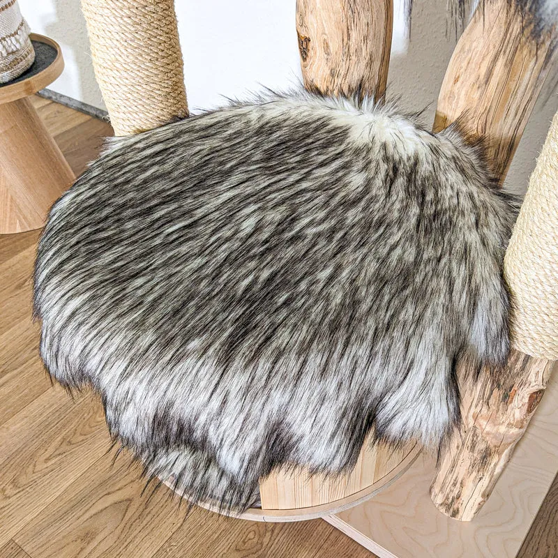 RESERVIERT - BODENPLATTE ÖL - ABHOLUNG Naturkratzbaum 4381 Kratzbaum Natur Holz Design 205 cm hoch Katzenbaum