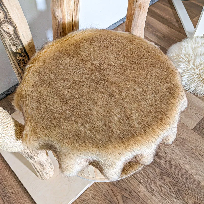 Naturkratzbaum 4388 Kratzbaum Natur Holz Design 205 cm hoch Katzenbaum