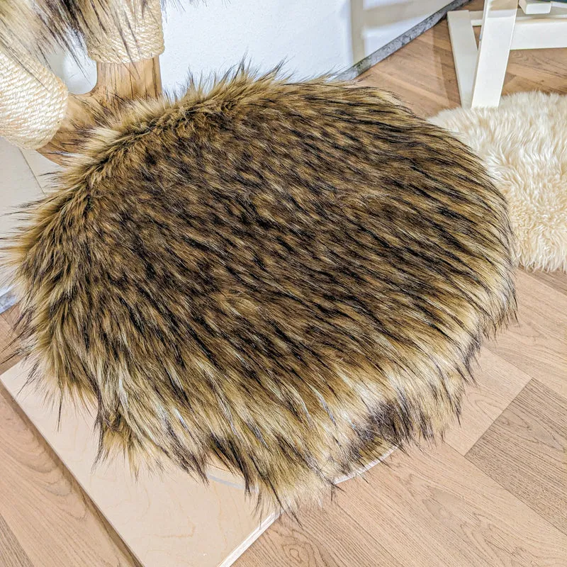 RESERVIERT - H+P - Naturkratzbaum 4346 Kratzbaum Natur Holz Design 120 cm hoch Katzenbaum