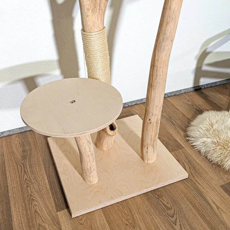 Naturkratzbaum 4352 Kratzbaum Natur Holz Design 170 cm hoch Katzenbaum
