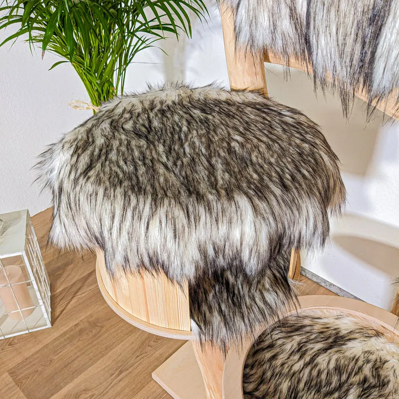 Naturkratzbaum 4345 Kratzbaum Natur Holz Design 220 cm hoch Katzenbaum