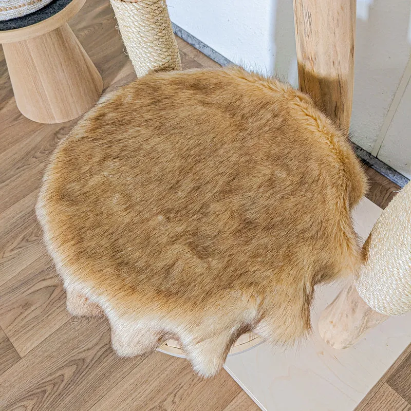 Naturkratzbaum 4343 Kratzbaum Natur Holz Design 210 cm hoch Katzenbaum