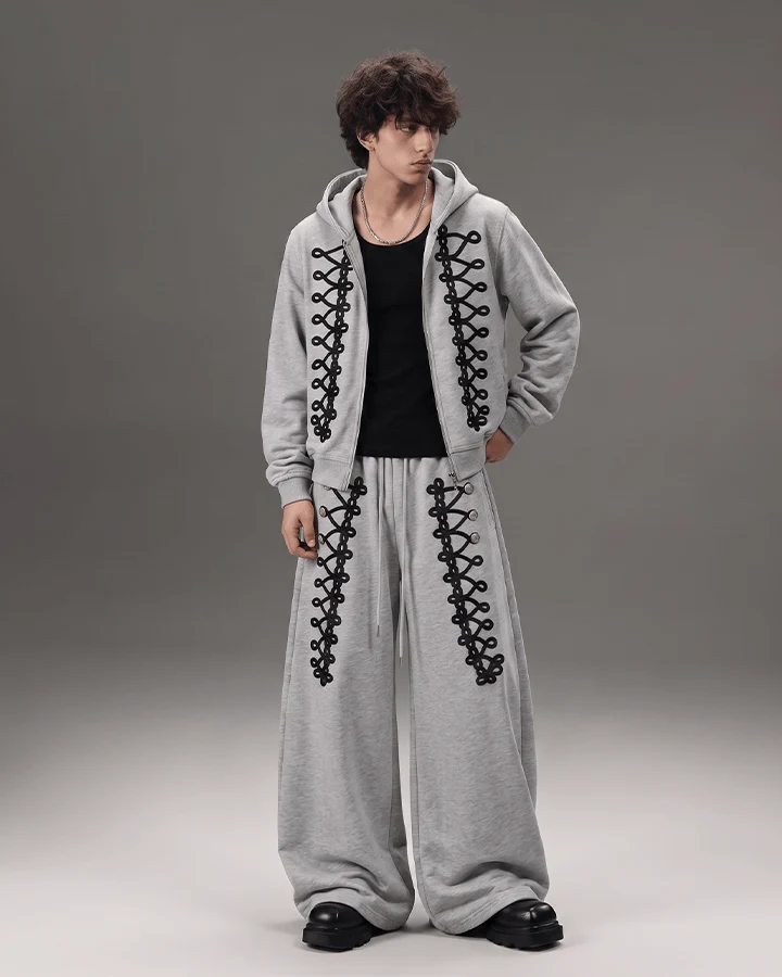 KIIKIO Street Hip-Hop Scimitar Sweatpants