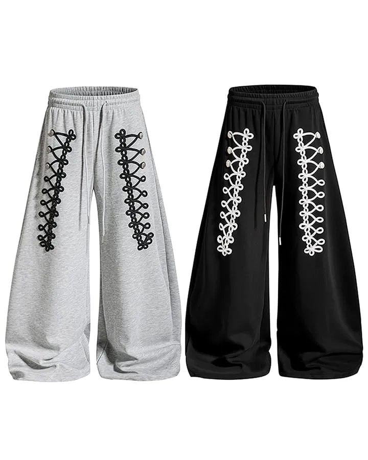 KIIKIO Street Hip-Hop Scimitar Sweatpants