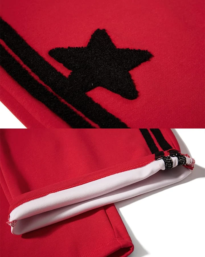 KIIKIO Y2K Star Stripe Baggy Scimitar Pants