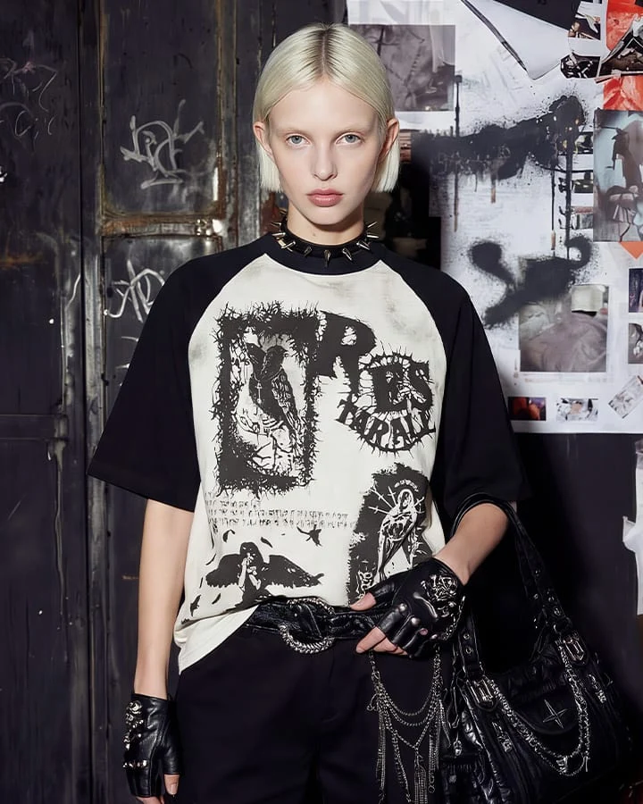 KIIKIO Rock Printed Tee