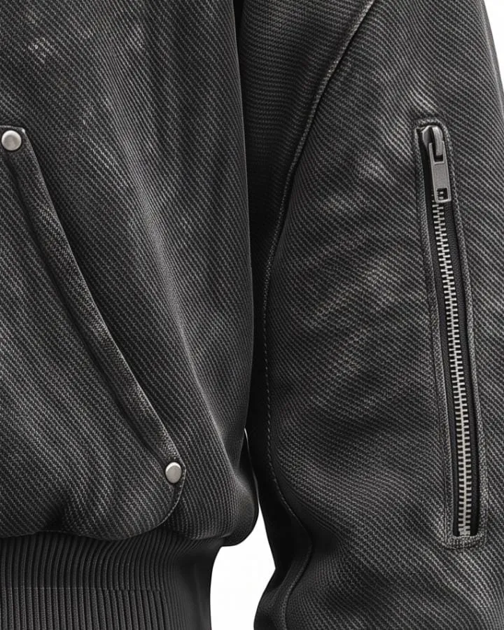 KIIKIO Vintage Fur-Trim Balaclava Utility Jacket