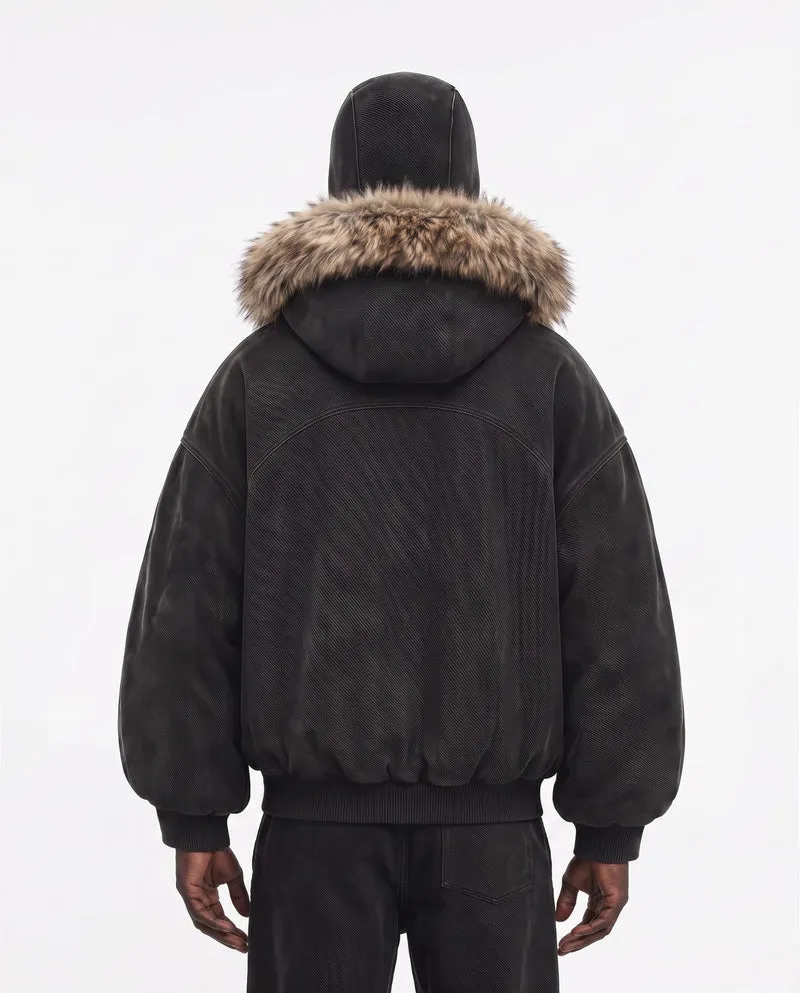 KIIKIO Vintage Balaclava Hooded Jacket