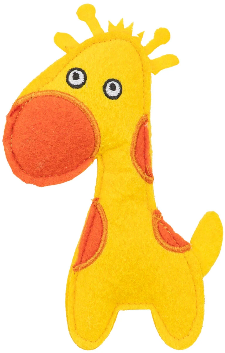 Katzenspielzeug Giraffe aus Filz