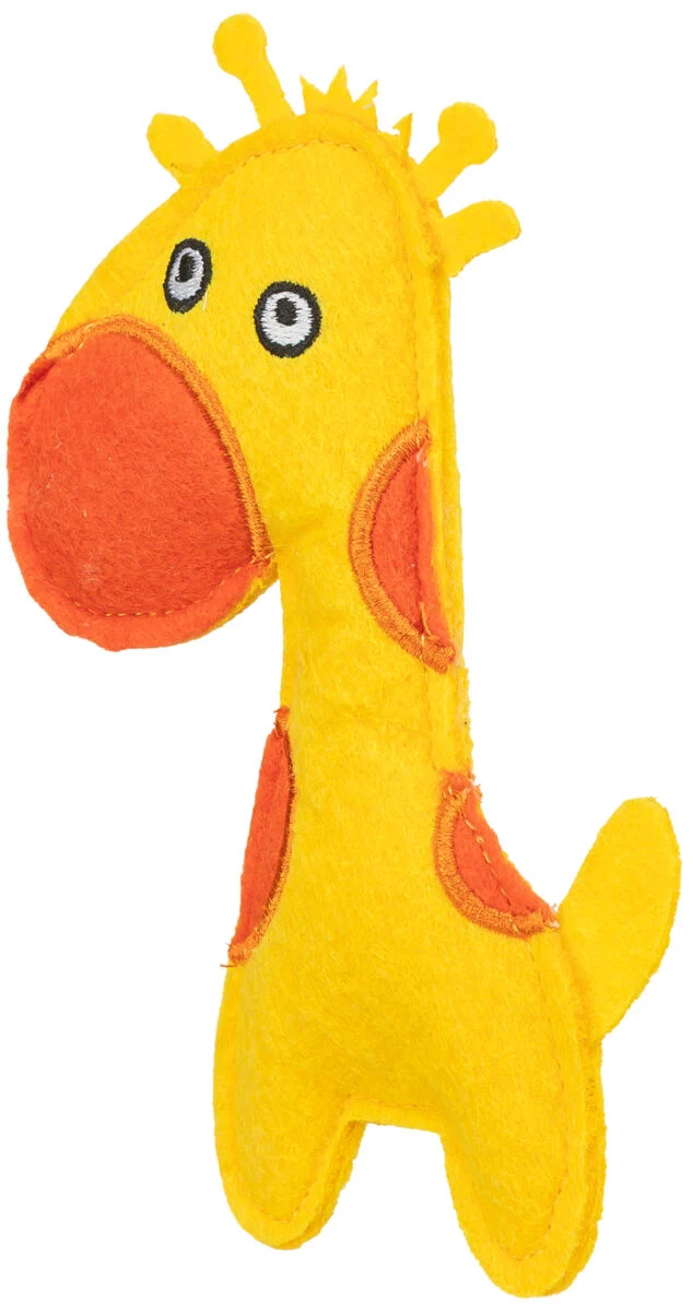 Katzenspielzeug Giraffe aus Filz