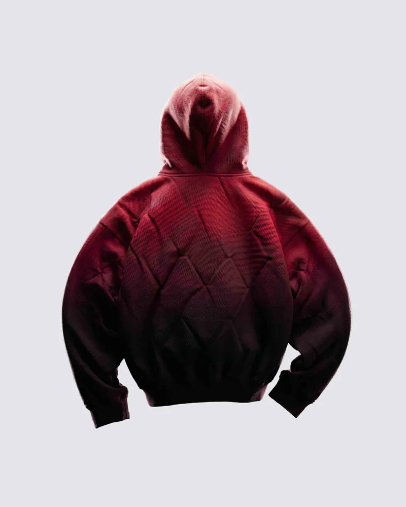 KIIKIO RED RUST Series | Structural Oversized Hoodie