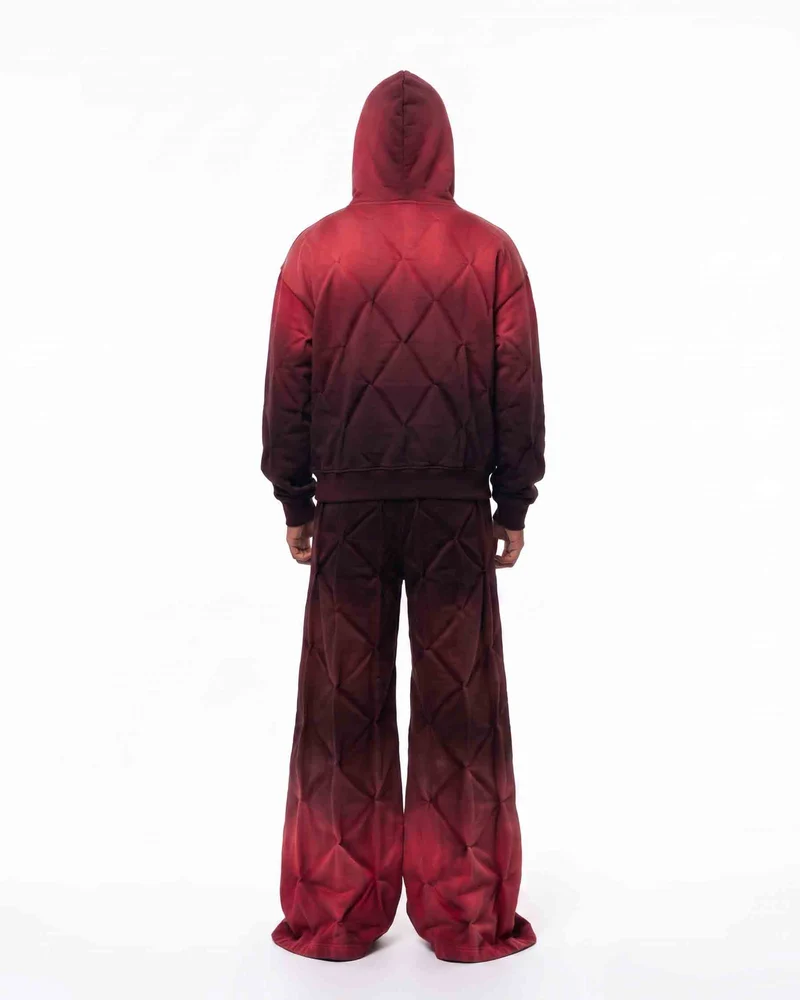 KIIKIO RED RUST Series | Structural Oversized Hoodie