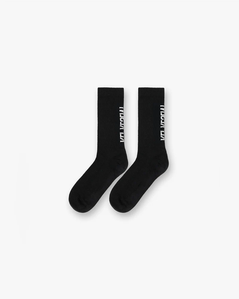Represent Logo Socks - Jet Black