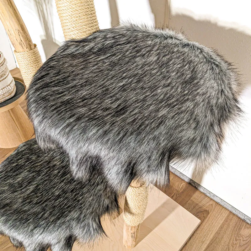 Naturkratzbaum 4333 Kratzbaum Natur Holz Design 185 cm hoch Katzenbaum