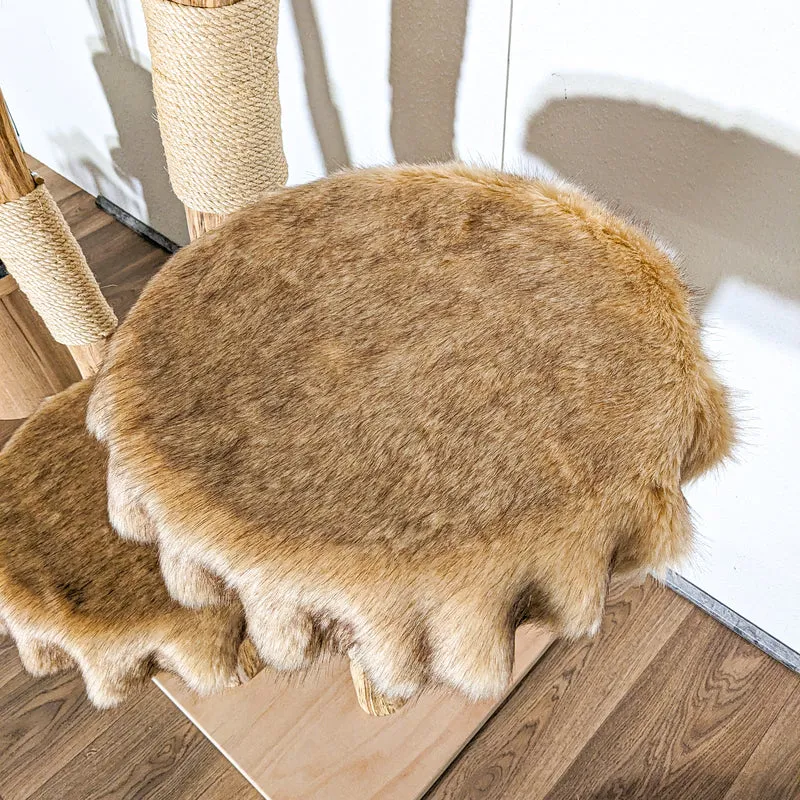 Naturkratzbaum 4332 Kratzbaum Natur Holz Design 156 cm hoch Katzenbaum