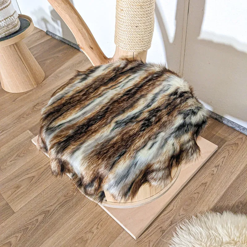 Naturkratzbaum 4329 Kratzbaum Natur Holz Design 135 cm hoch Katzenbaum