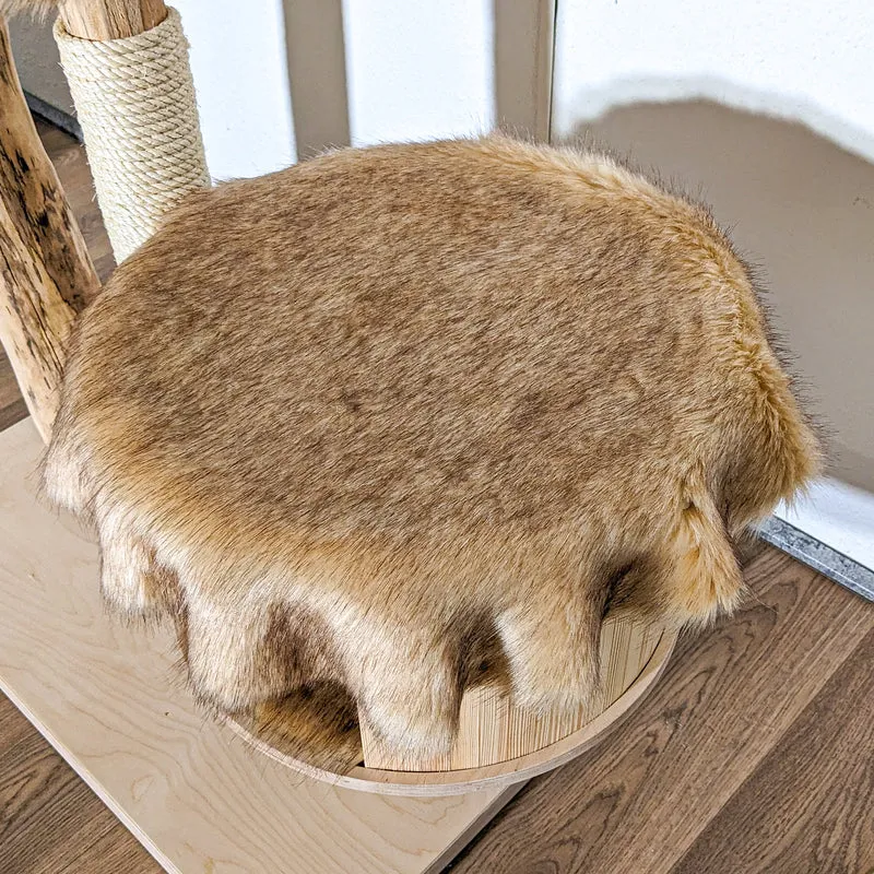 Naturkratzbaum 4327 Kratzbaum Natur Holz Design 169 cm hoch Katzenbaum