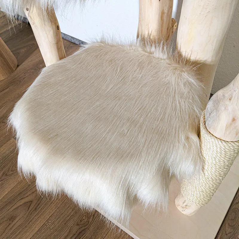 Naturkratzbaum 4326 Kratzbaum Natur Holz Design 185 cm hoch Katzenbaum