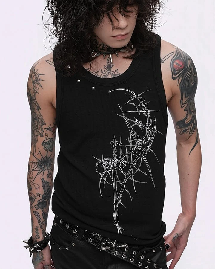 KIIKIO Gothic Printed Vest