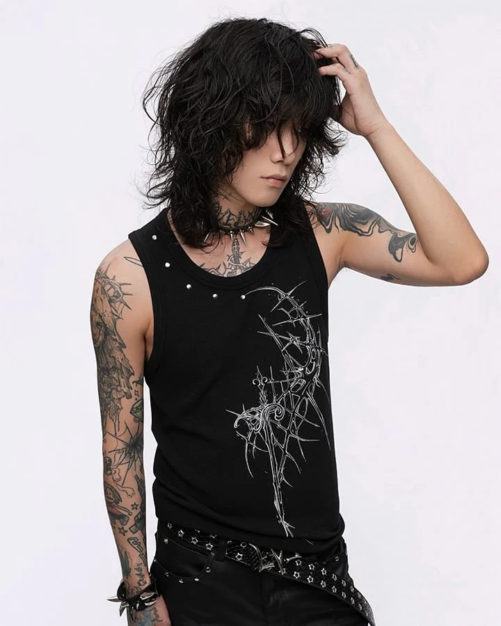 KIIKIO Gothic Printed Vest