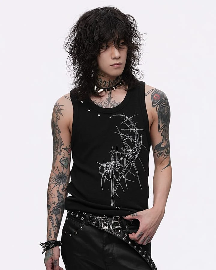 KIIKIO Gothic Printed Vest