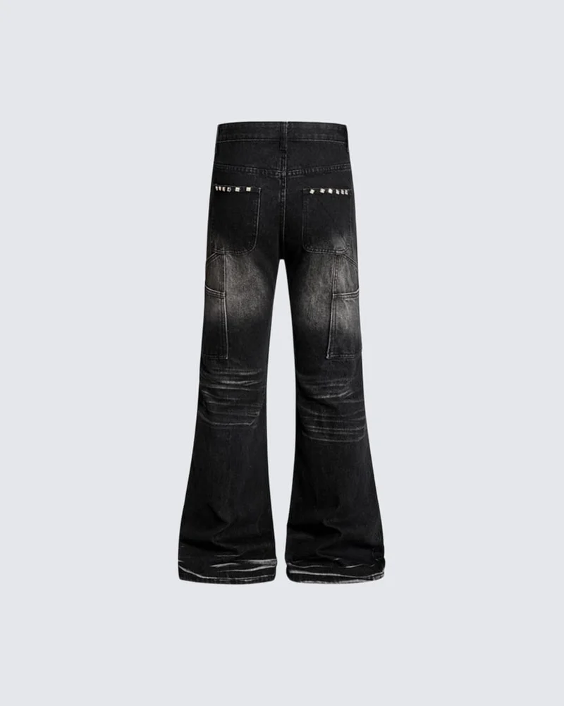 KIIKIO Gothic Distressed Jeans