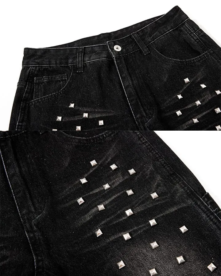KIIKIO Gothic Distressed Jeans