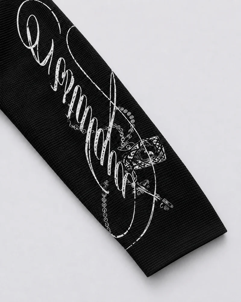 KIIKIO Gothic Dark Printed Sweater