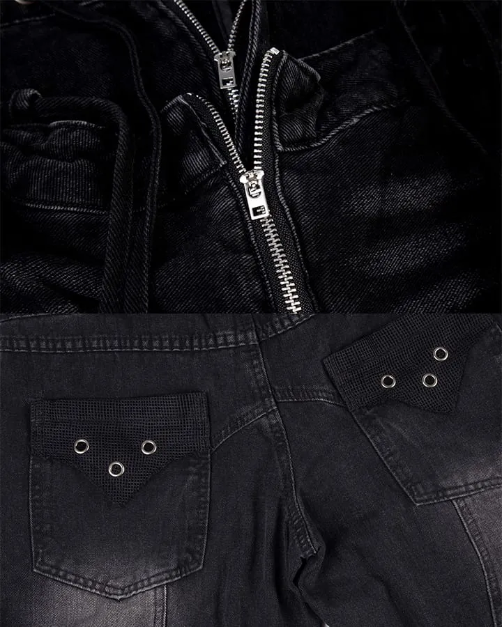 KIIKIO Grunge Washed Jeans