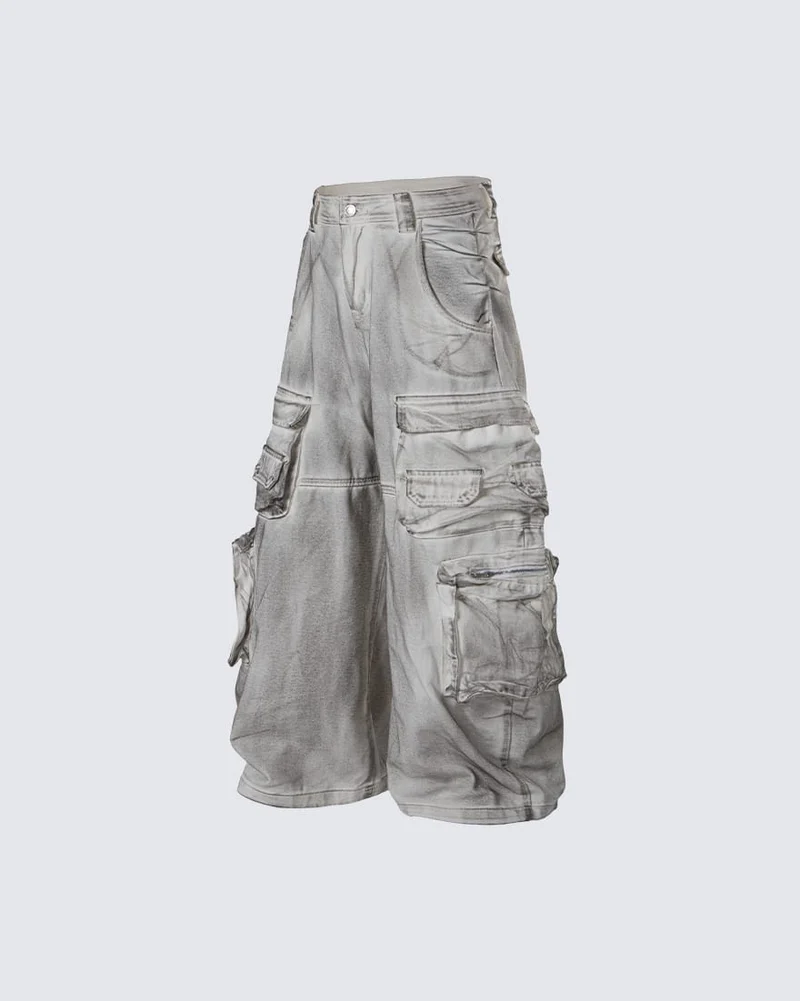KIIKIO Utility Cargo Shorts