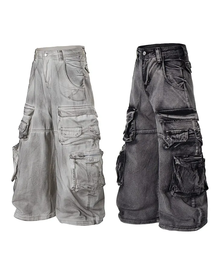 KIIKIO Utility Cargo Shorts