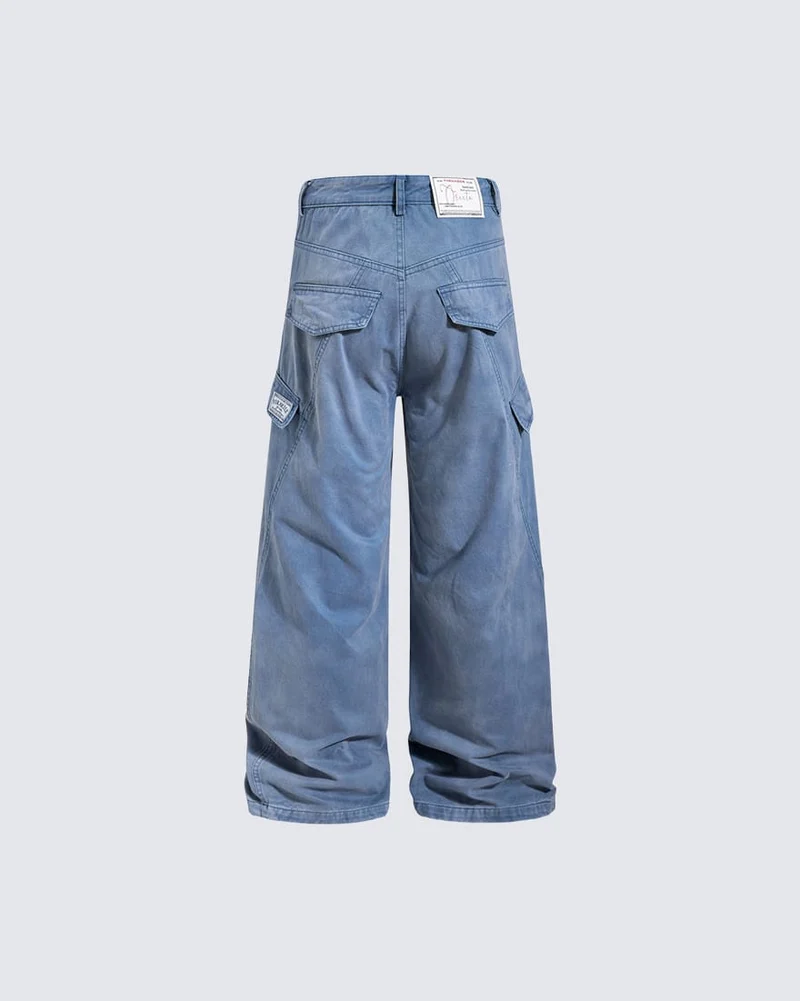 KIIKIO Utility Zipper Cargo Pants