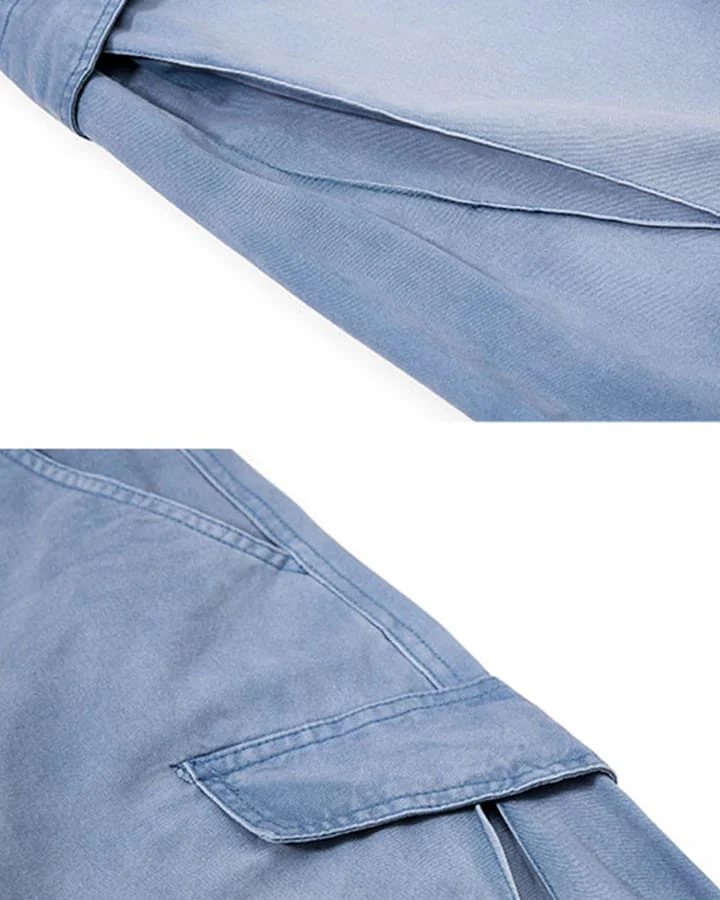 KIIKIO Utility Zipper Cargo Pants