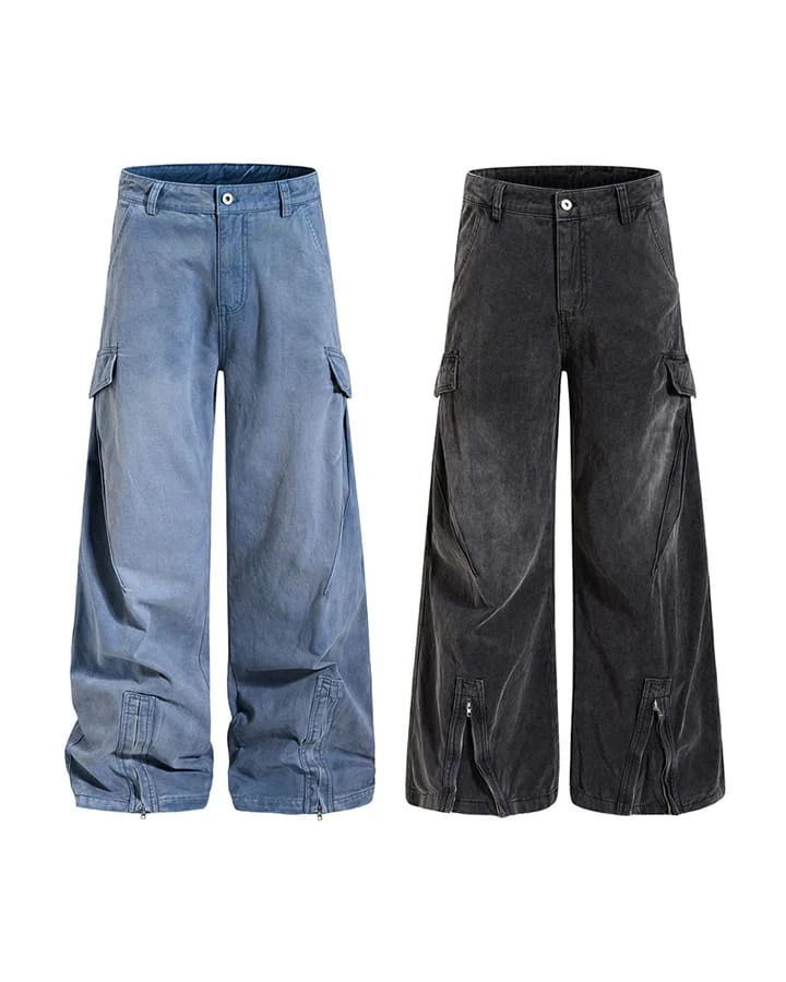 KIIKIO Utility Zipper Cargo Pants